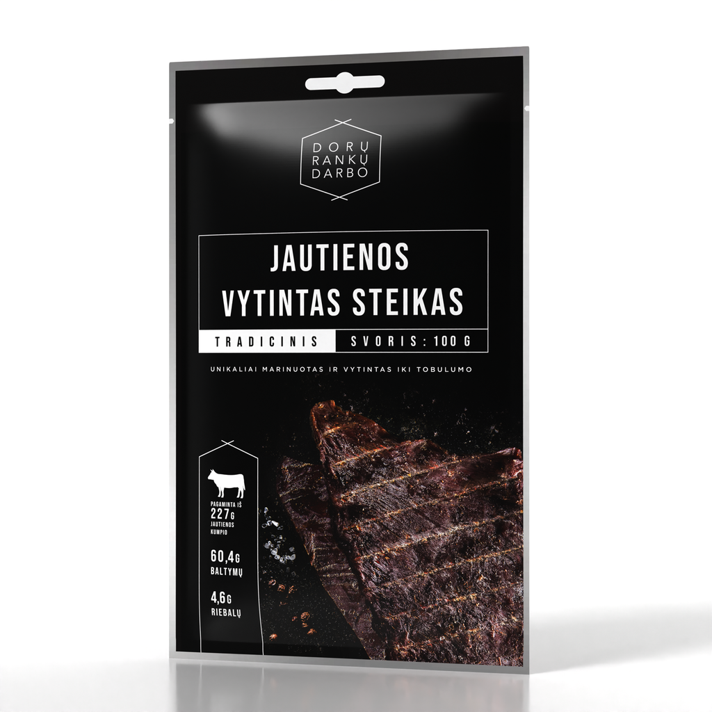 JAUTIENOS VYTINTAS STEIKAS | TRADICINIS 100 G