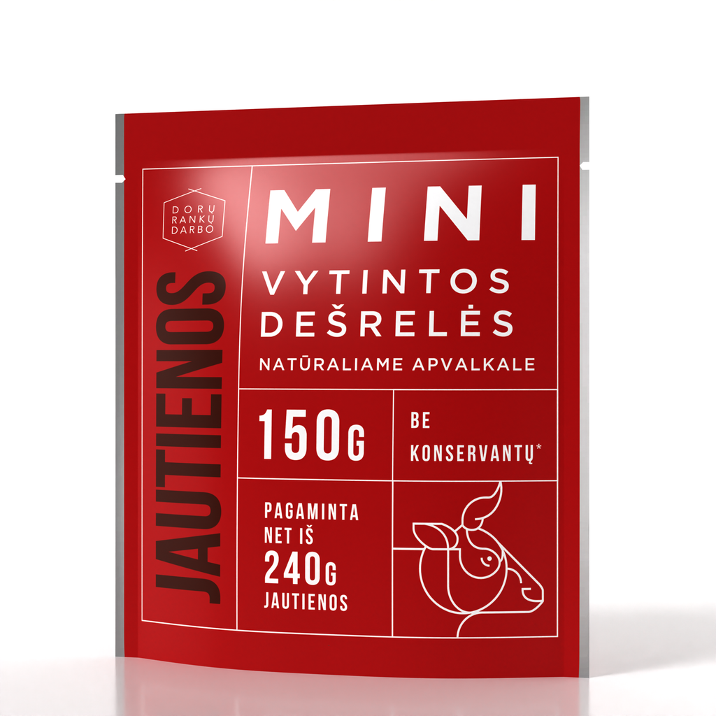 RUKYTOS MINI DEŠRELĖS | KIAULIENOS 150G