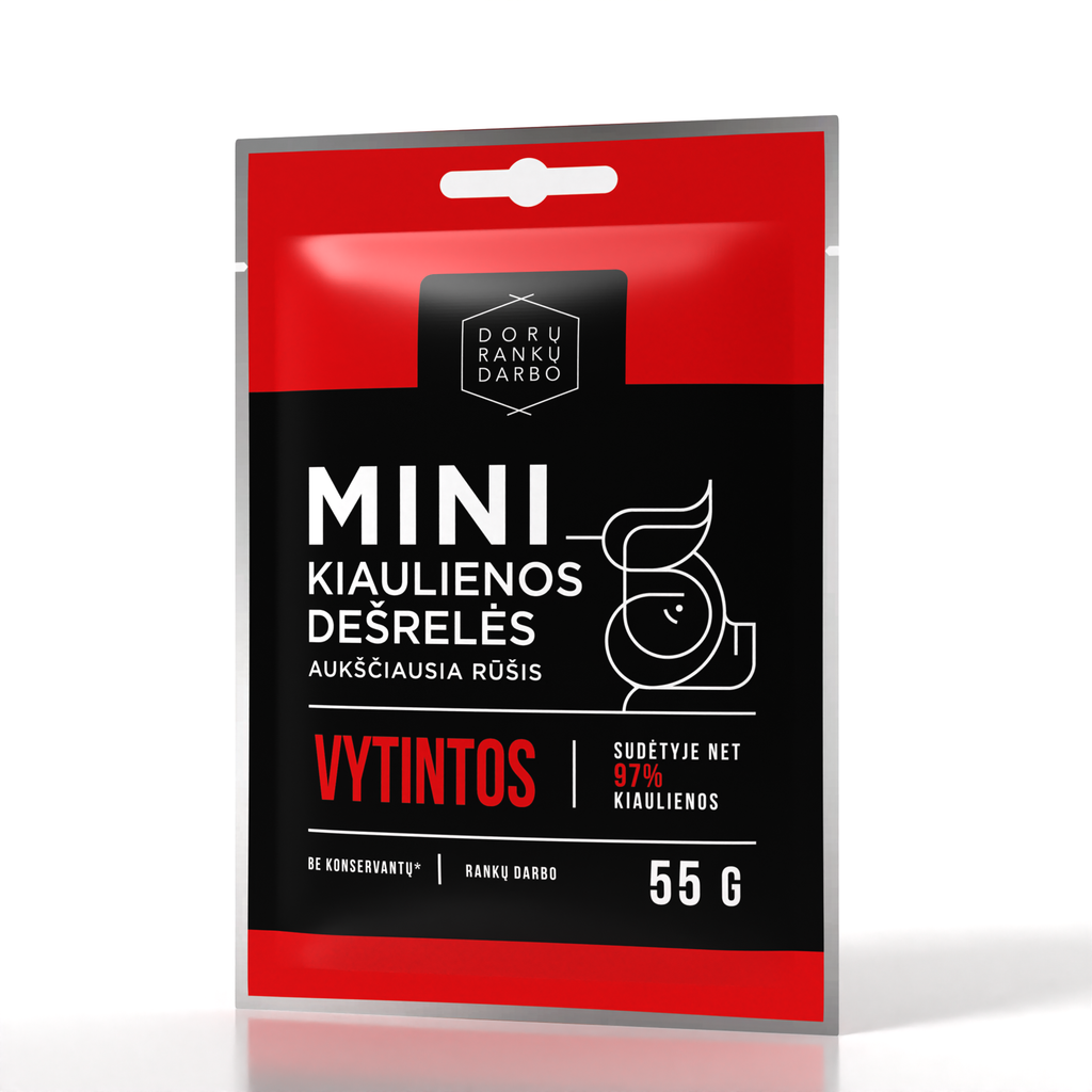 VYTINTOS MINI DEŠRELĖS | KIAULIENOS 55G