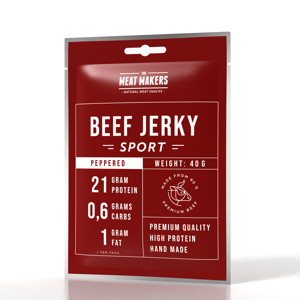 BEEF JERKY SPORT | PEPPERED 40G