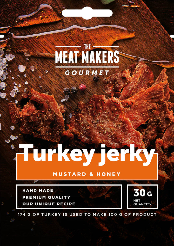 TURKEY JERKY | GOURMET MUSTARD HONEY 30 G